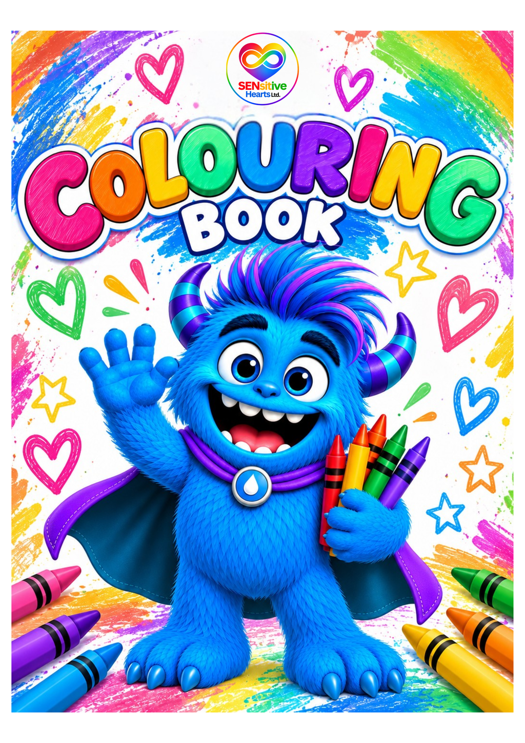 Beepo Colouring Book | Digital Download | SENsitive Hearts Ltd