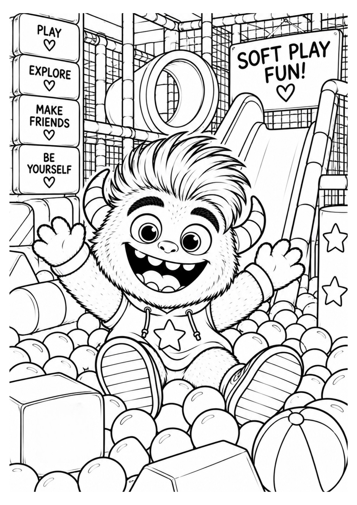 Beepo Colouring Book | Digital Download | SENsitive Hearts Ltd