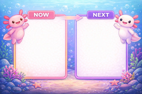Axolotl Now And Next Board | Digital Download | SENsitive Hearts Ltd