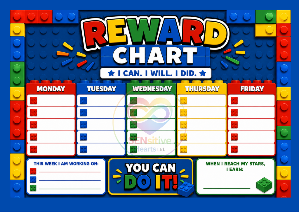Blocks Reward Charts | Digital Download | SENsitive Hearts Ltd