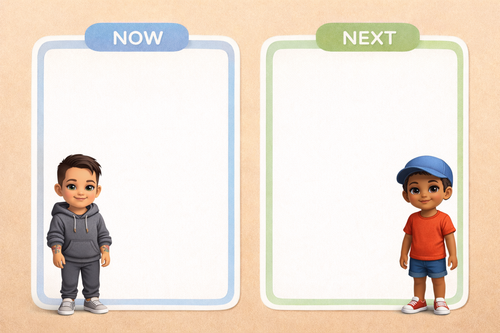 Boy Now And Next Board | Digital Download | SENsitive Hearts Ltd