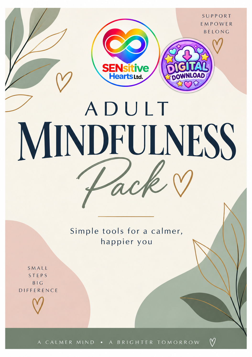 Adult Mindfulness Pack | Digital Download | SENsitive Hearts Ltd