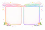 Flowers Now And Next Board | Laminated A4 | SENsitive Hearts Ltd