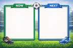 Football Now And Next Board | Laminated A4 | SENsitive Hearts Ltd