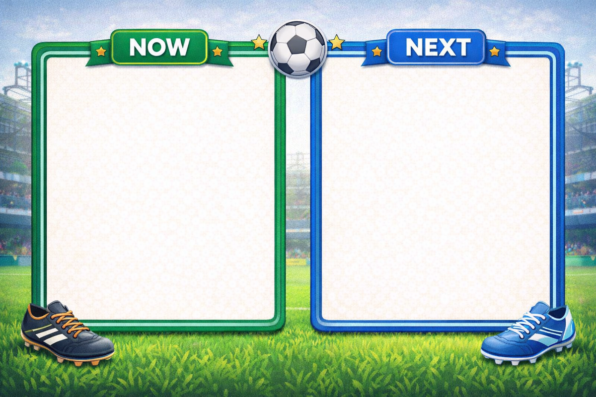 Football Now And Next Board | Digital Download | SENsitive Hearts Ltd