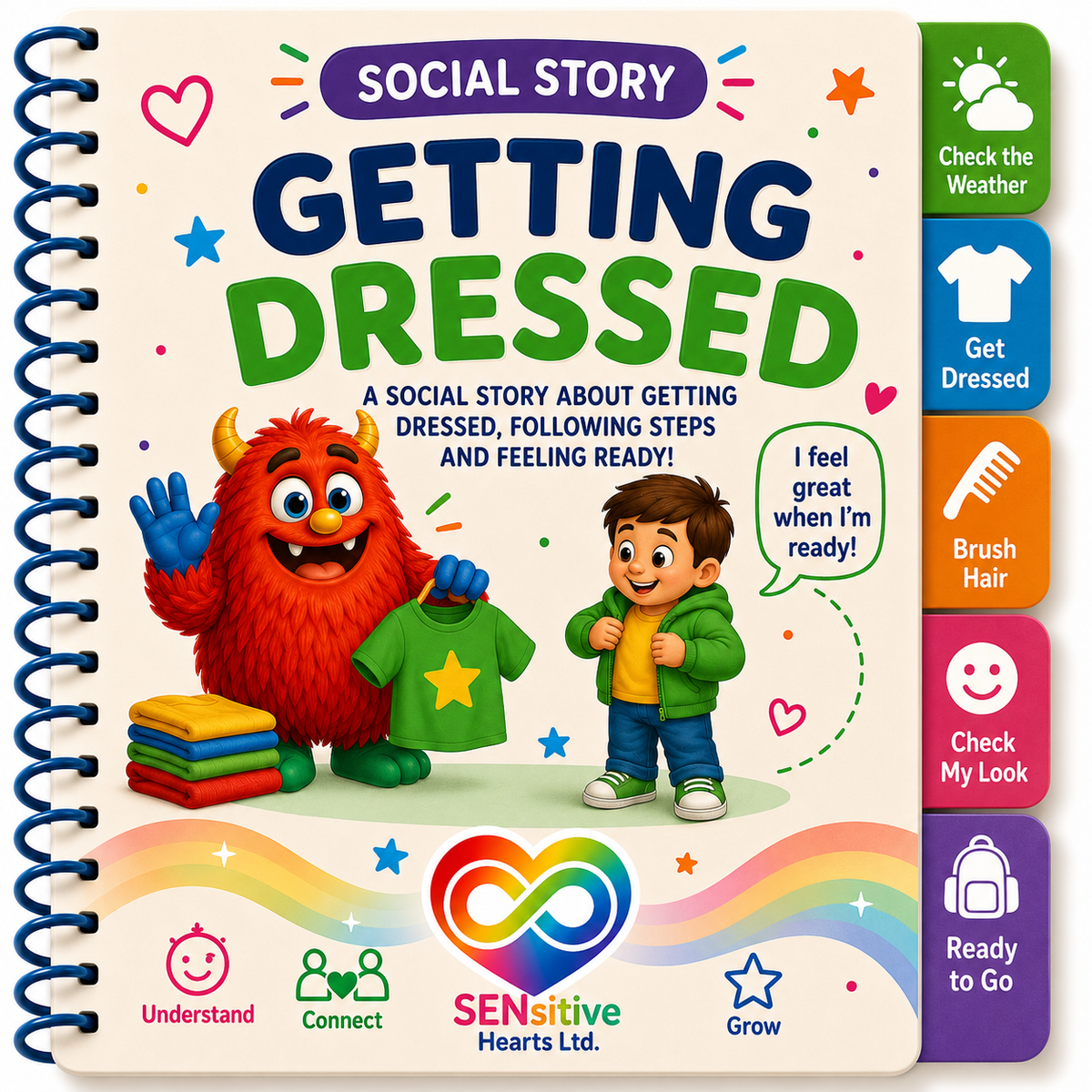 Getting Dressed Social Story | Digital Download | SENsitive Hearts Ltd