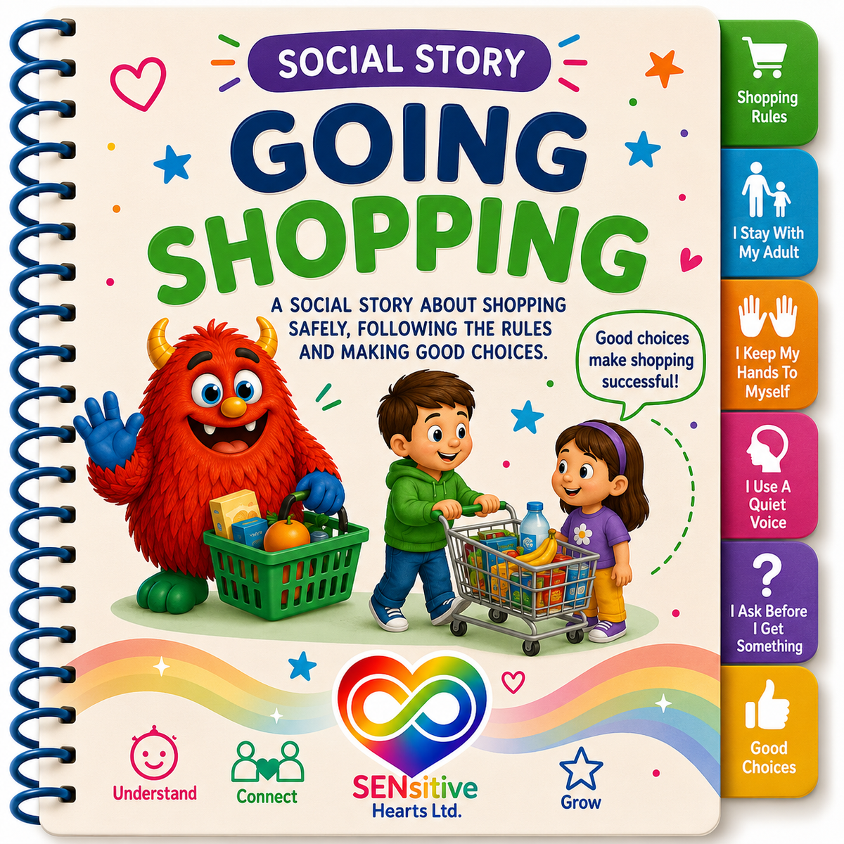 Going Shopping Social Story | Digital Download | SENsitive Hearts Ltd