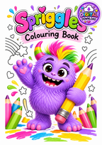 Spriggles Colouring Book | Digital Download | SENsitive Hearts Ltd