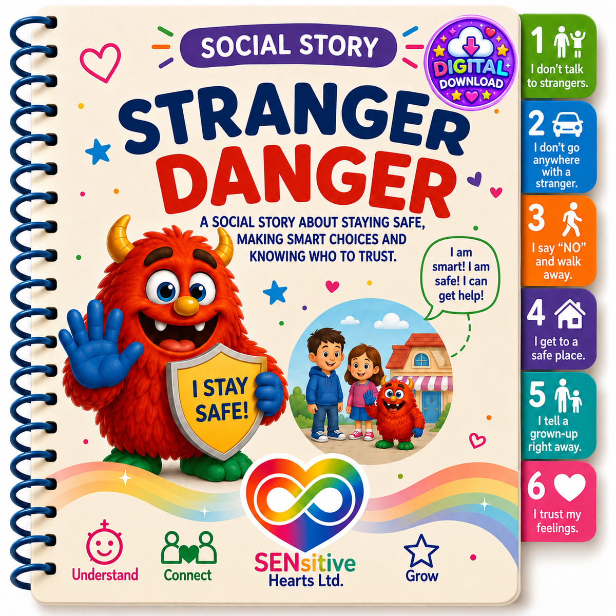 Stranger Danger Social Story | Digital Download | SENsitive Hearts Ltd
