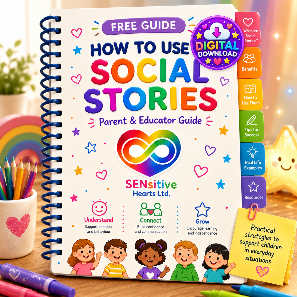 How to Use Social Stories |Parent & Educator Guide (Digital Download) | SENsitive Hearts Ltd