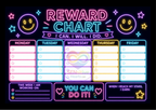 Neon Reward Chart | Digital Download | SENsitive Hearts Ltd