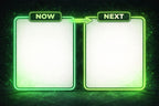 Neon 2 Now And Next Board | Laminated A4 | SENsitive Hearts Ltd