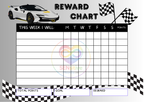 Racing Car Reward Chart | Digital Download | SENsitive Hearts Ltd