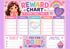 Rainbow Cake Reward Chart | Digital Download | SENsitive Hearts Ltd
