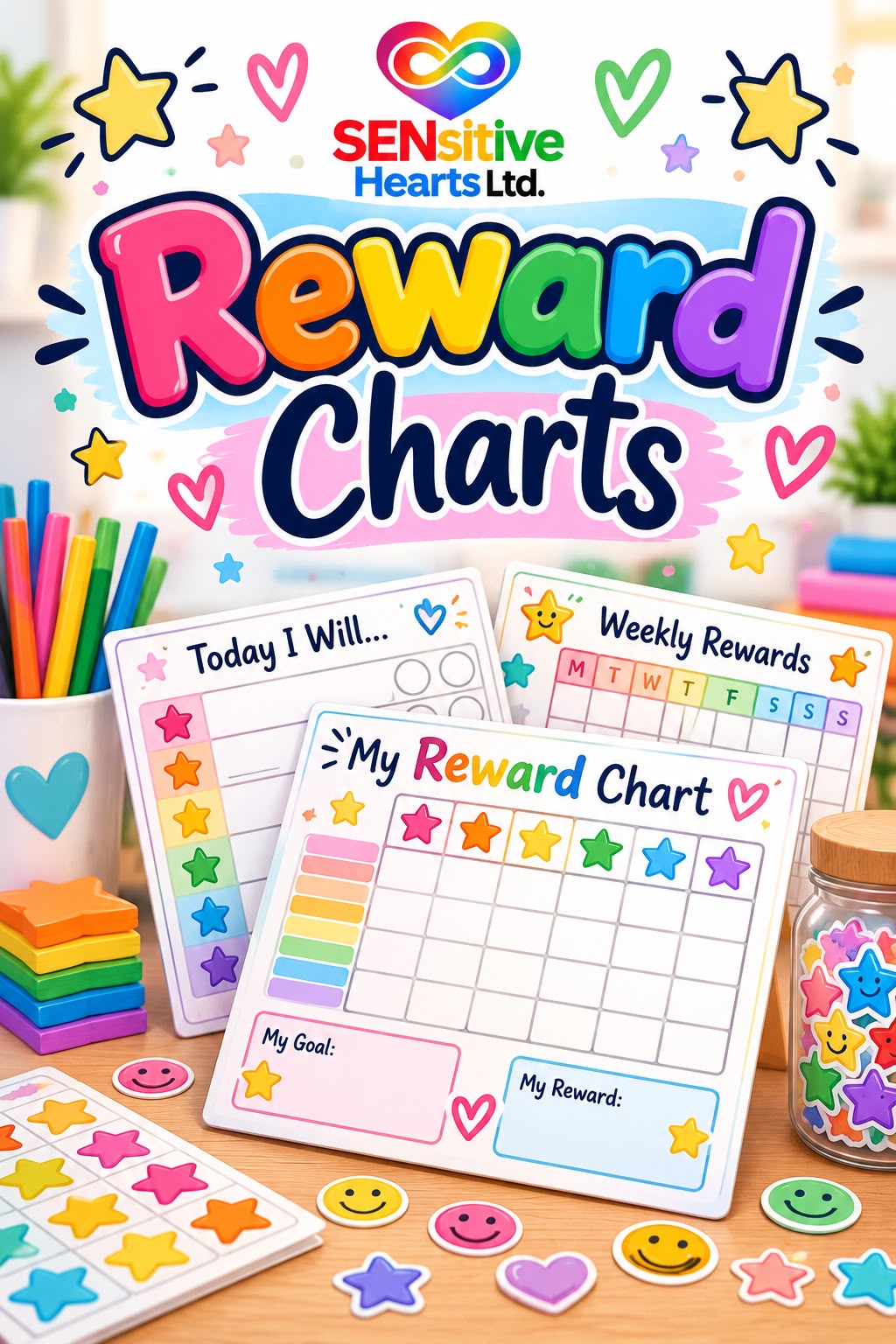 Wizard Reward Chart | Digital Download | SENsitive Hearts Ltd