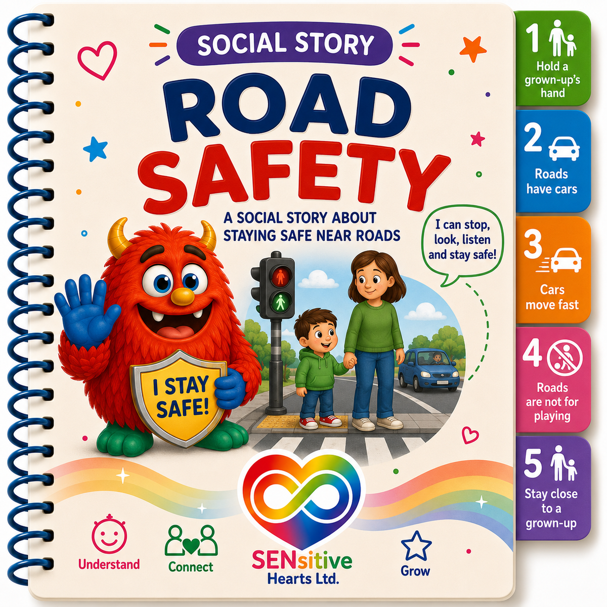 Road Safety Social Story | Digital Download | SENsitive Hearts Ltd