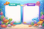 Sea Life Now And Next Board | Laminated A4 |  SENsitive Hearts Ltd