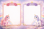 Unicorn Now And Next Board | Laminated A4 | SENsitive Hearts Ltd