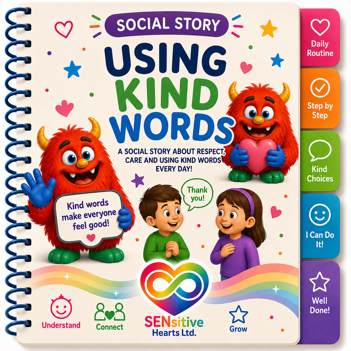 Using Kind Words Social Story | Digital Download | SENsitive Hearts Ltd