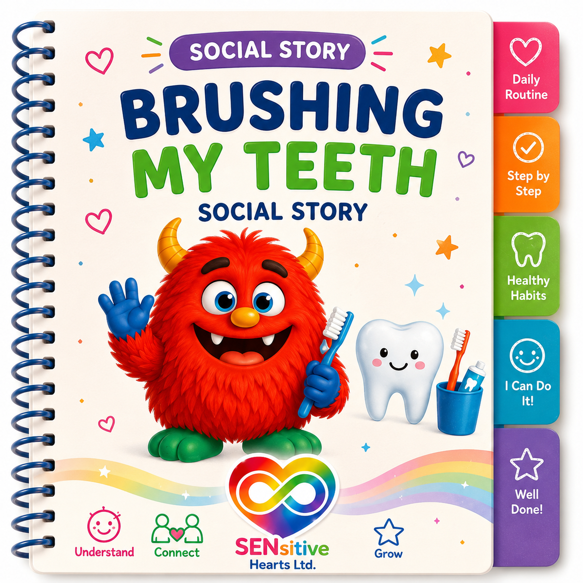 Brushing My Teeth Social Story | Digital Download | SENsitive Hearts Ltd