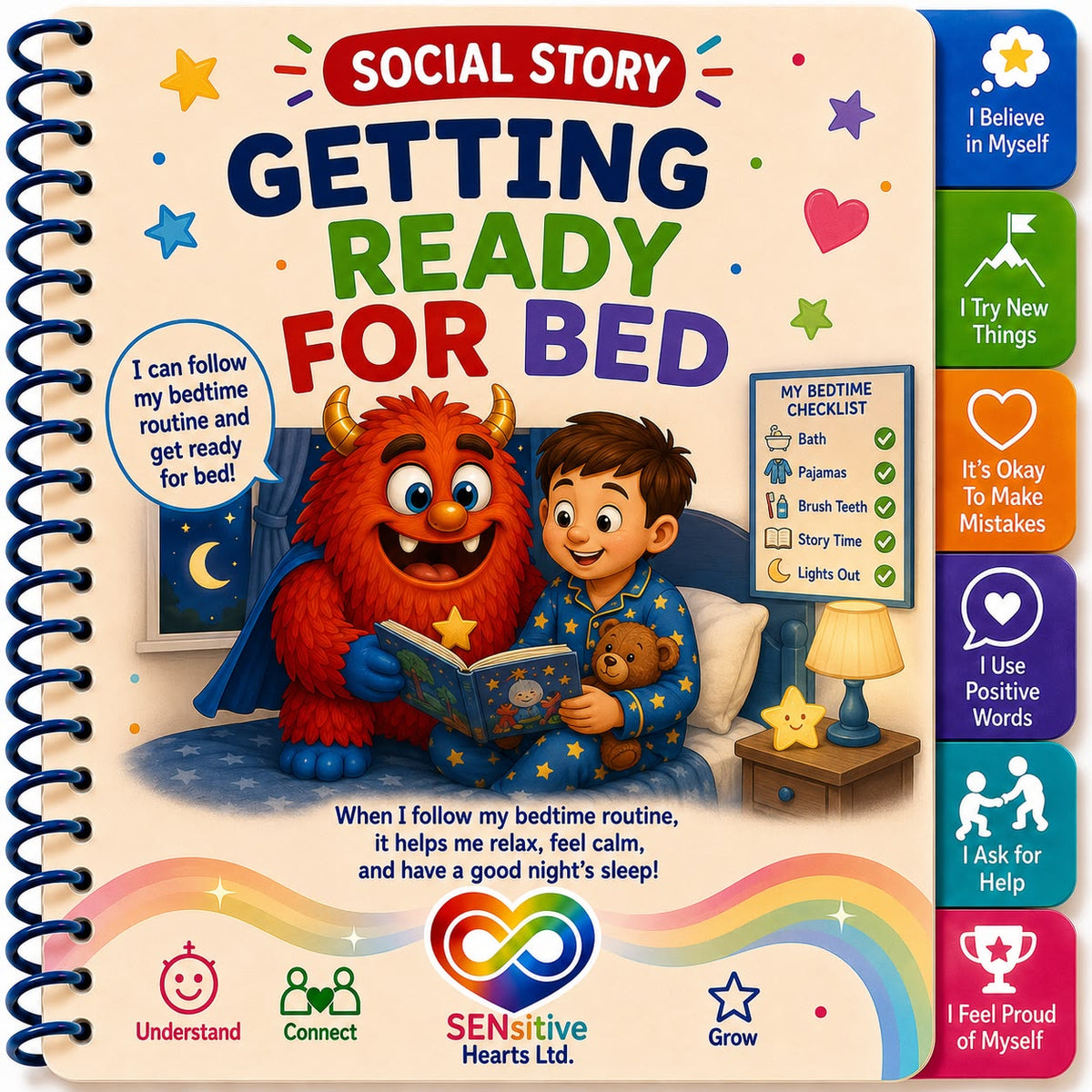 Getting Ready For Bed Social Story | Digital Download | SENsitive Hearts Ltd