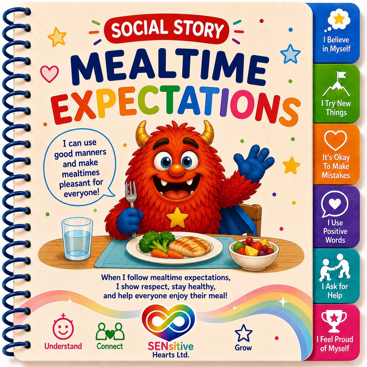 Meal Time Expectations  Social Story | Digital Download | SENsitive Hearts Ltd