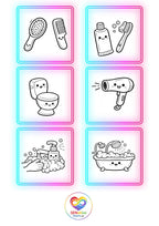 Personal Care Visuals | Laminated A4 | SENsitive Hearts Ltd
