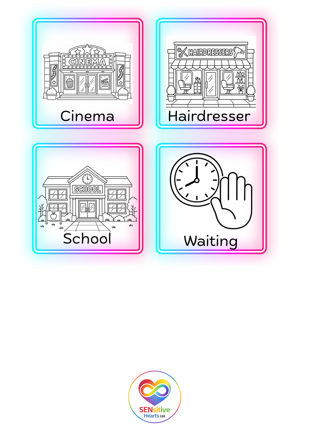 Everyday Day Use Visuals | Digital Download | SENsitive Hearts Ltd