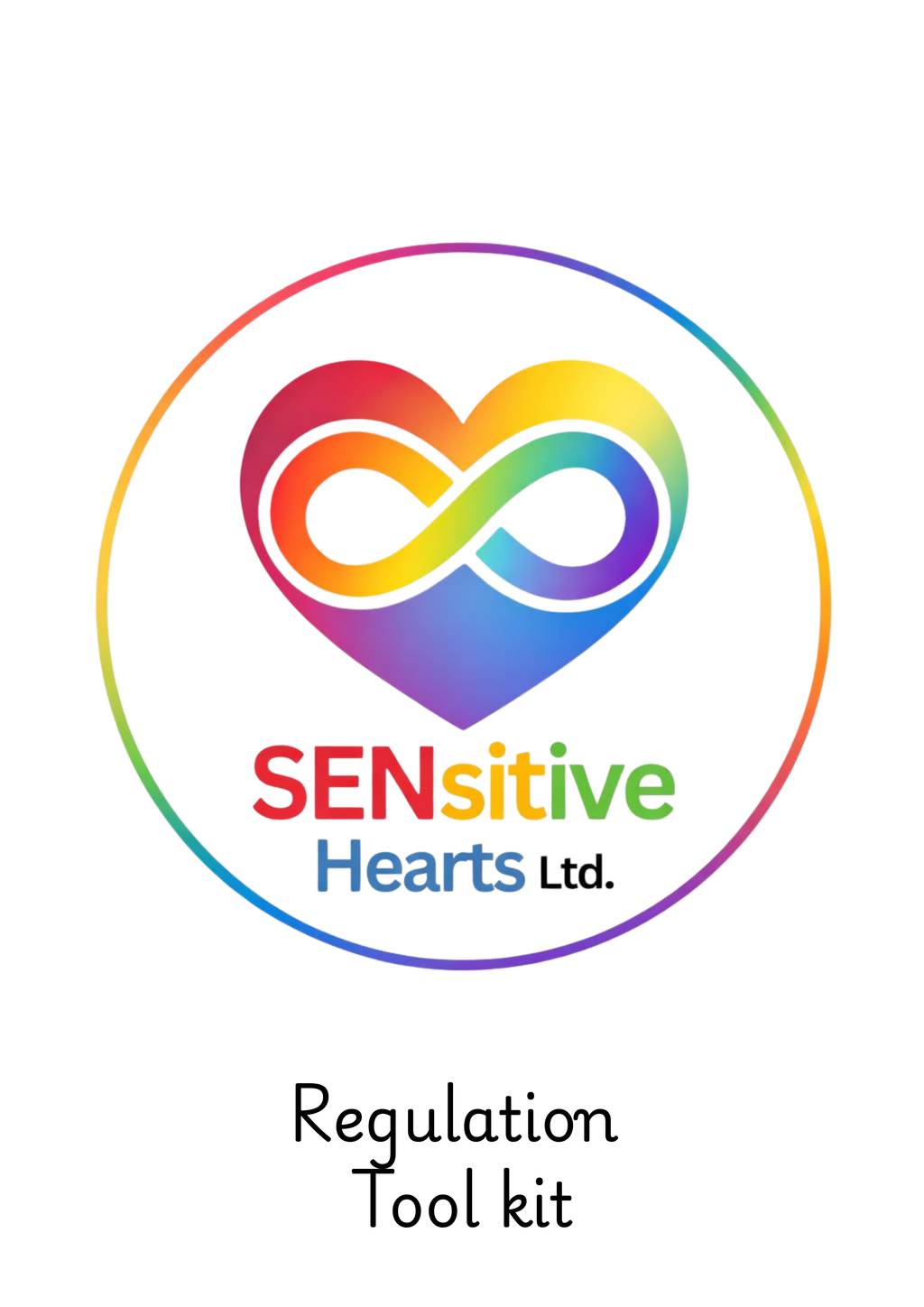 Regulation & Sensory Support Pack | Partially Laminated A4 | SENsitive Hearts Ltd