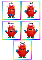 Roary & Rosie Feelings/Emotions Cards | Digital Download | SENsitive Hearts Ltd