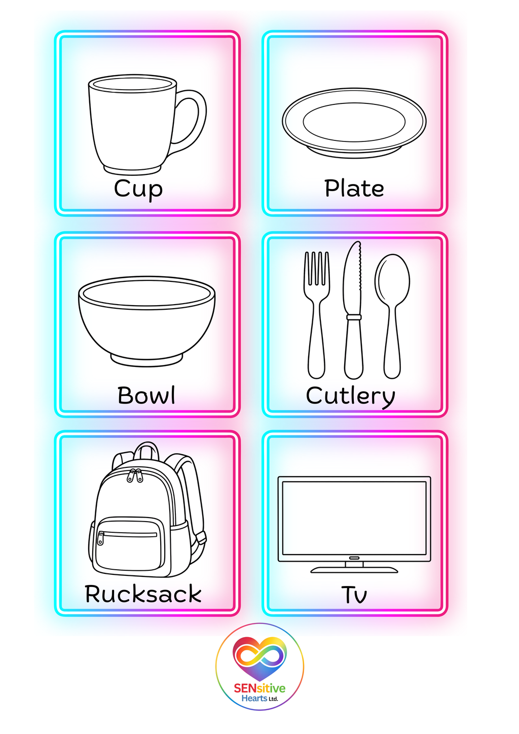Everyday Day Use Visuals | Digital Download | SENsitive Hearts Ltd