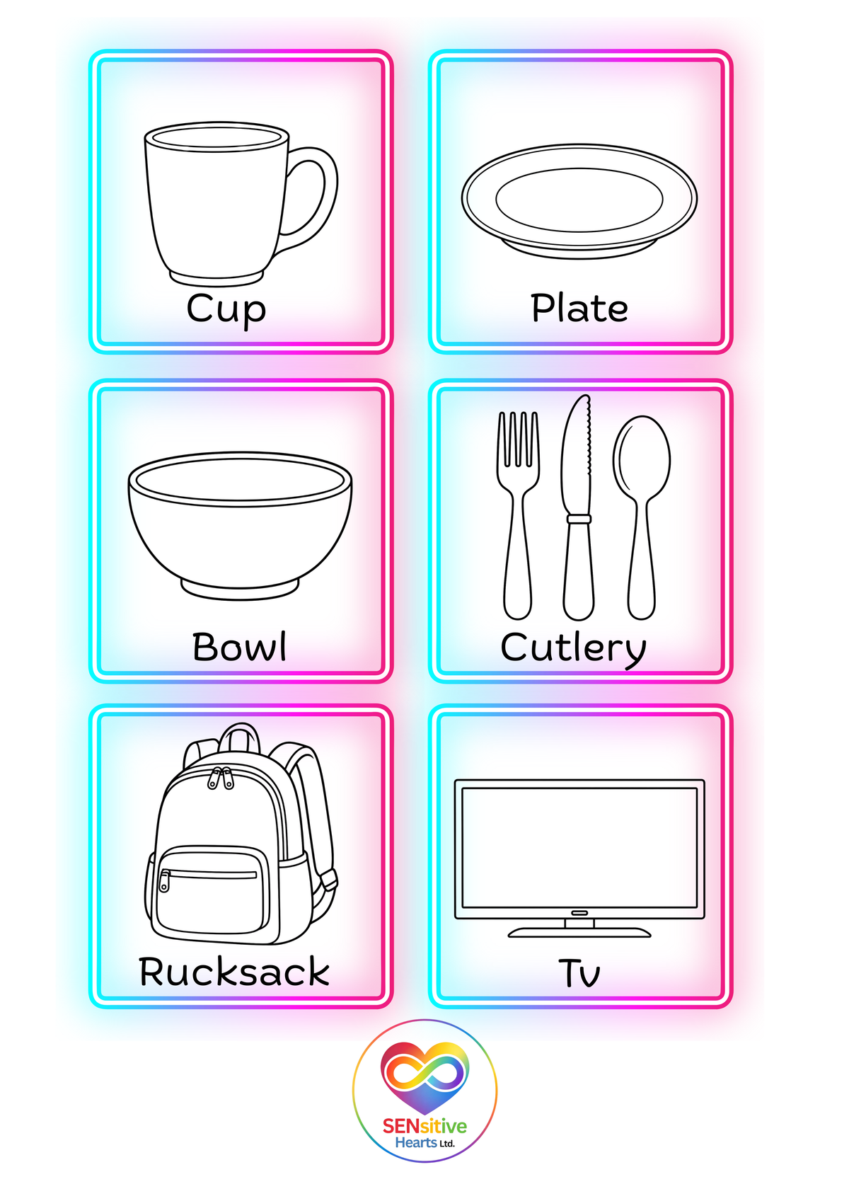 Everyday Day Use Visuals | Digital Download | SENsitive Hearts Ltd