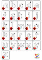 Roary & Rosie A - Z Tracing Pack | Laminated A4 |SENsitive Hearts Ltd