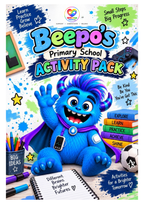 Beepo Primary School Activity Pack | Partially Laminated A4 | SENsitive Hearts Ltd
