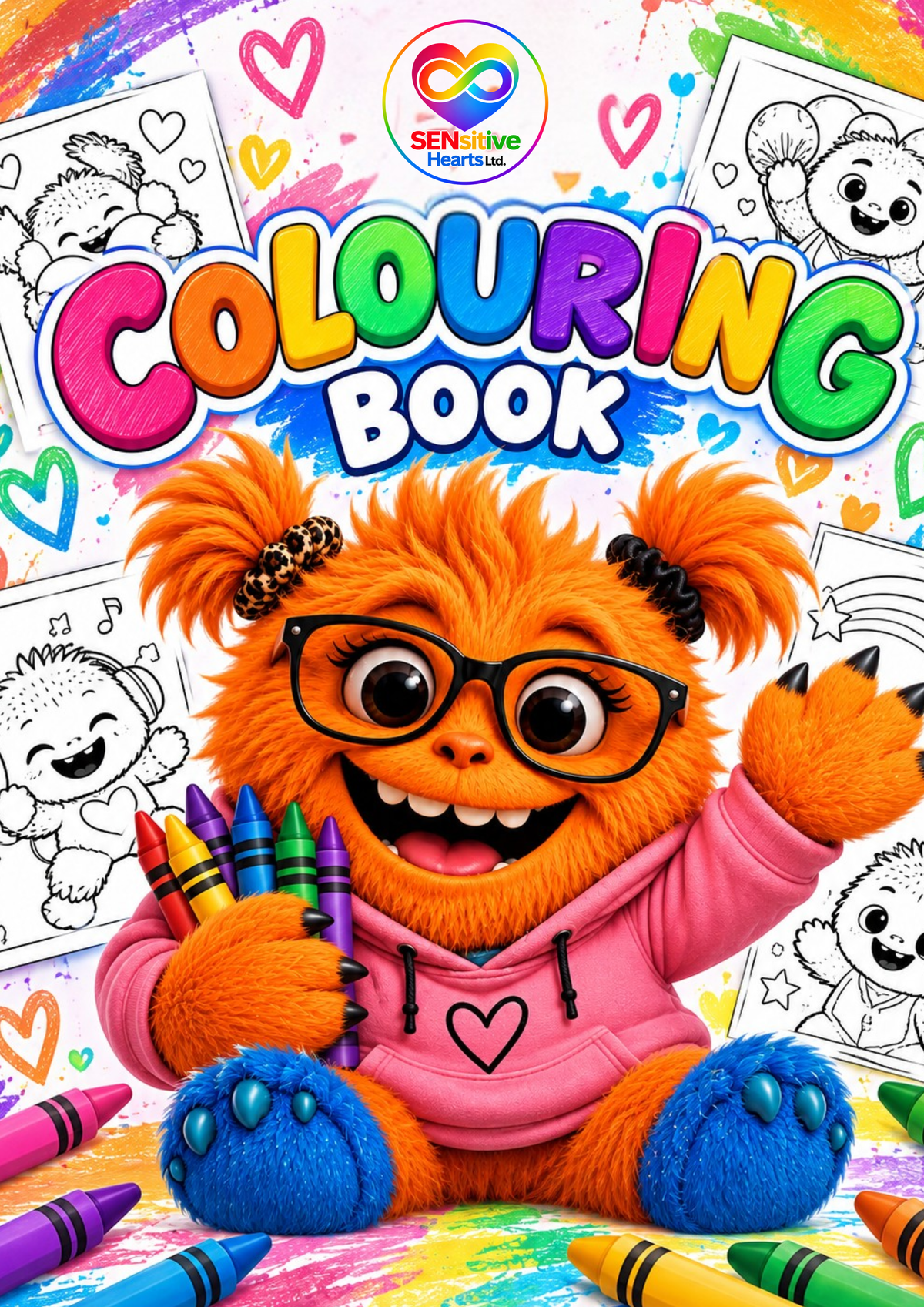 Ember Colouring Book | Digital Download | SENsitive Hearts Ltd