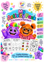 My Activity Pack-Primary | Partially Laminated A4 | SENsitive Hearts Ltd