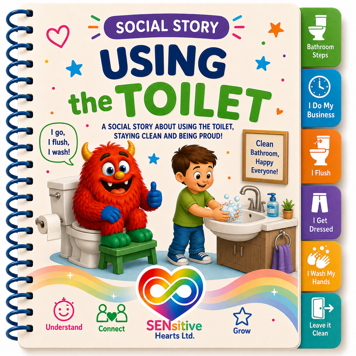 Using The Toilet Social Story | Digital Download | SENsitive Hearts Ltd
